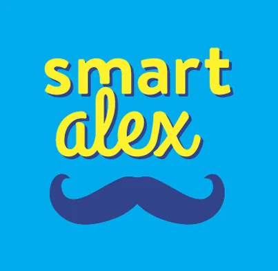 Smart Alex and a handsome moustache. 