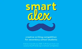 Advert for the 'Smart Alex' writing competition.
