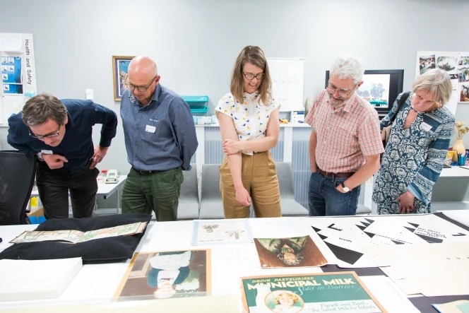There was an opportunity to view some of the collection items undergoing digitisation for public order or programme requests digitisation.