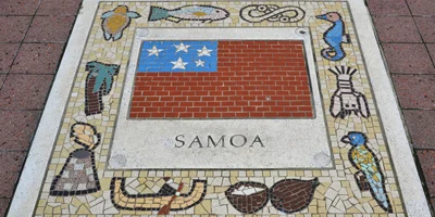 Samoa tile artwork