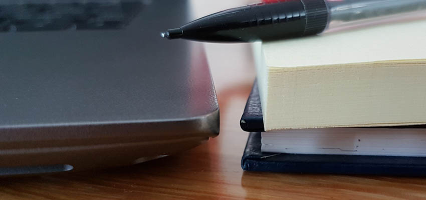 A teacher's desk.