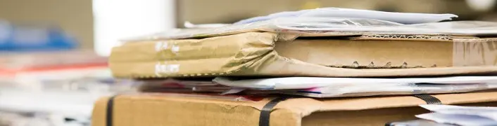 Packaged publications delivered to the library under Legal Deposit