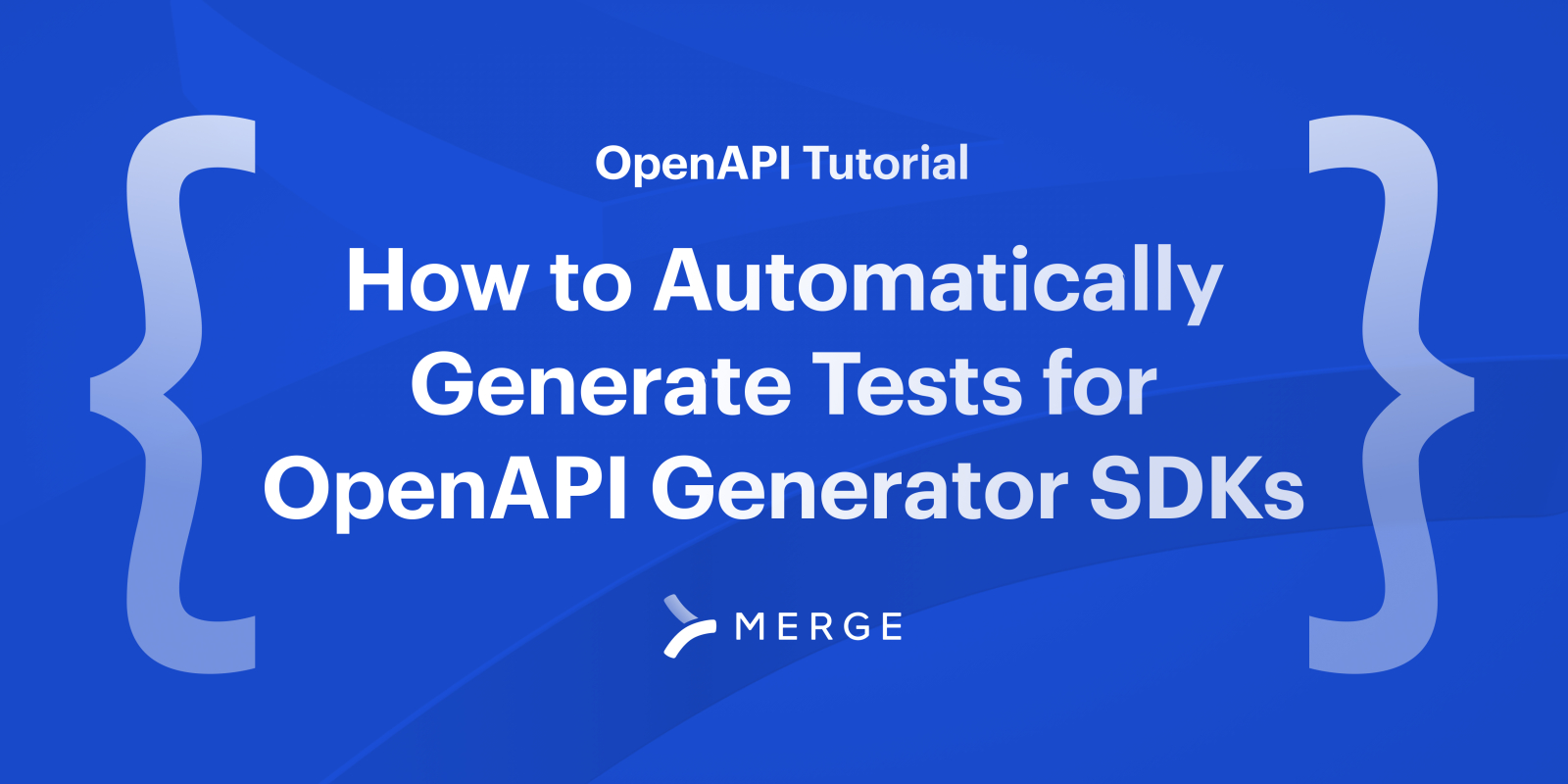 OpenAPI Tutorial: How to Automatically Generate Tests for OpenAPI Generator SDKs