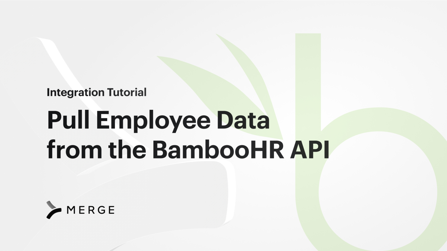 How to Pull Employee Data from the BambooHR API (with examples)