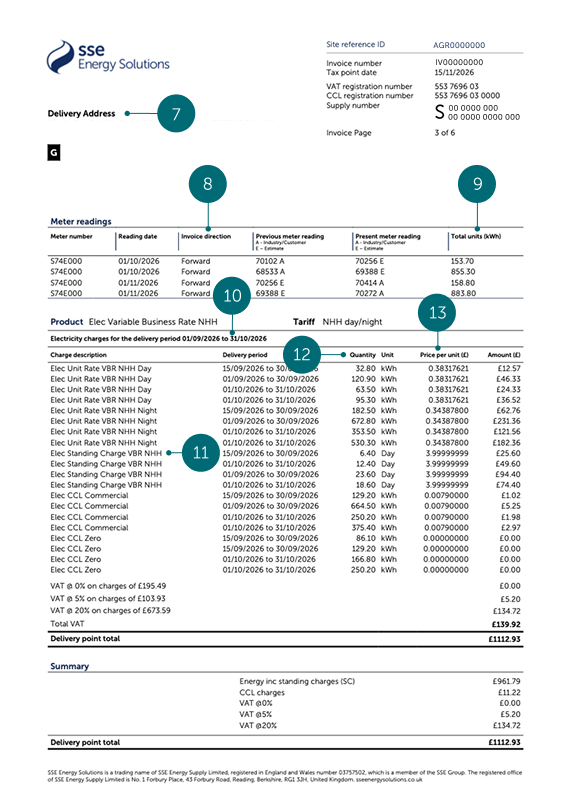 Electricity Statement