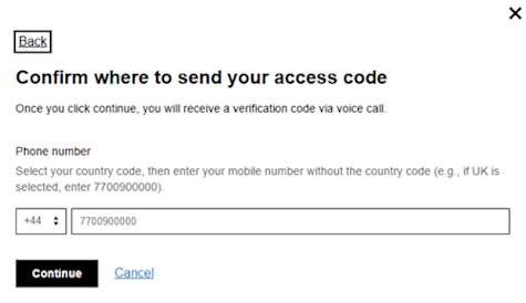 MFA SMS and Voice Call