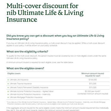Multi-Cover Discount T&Cs