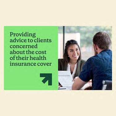 Providing advice to clients concered about the cost of their HI cover copy
