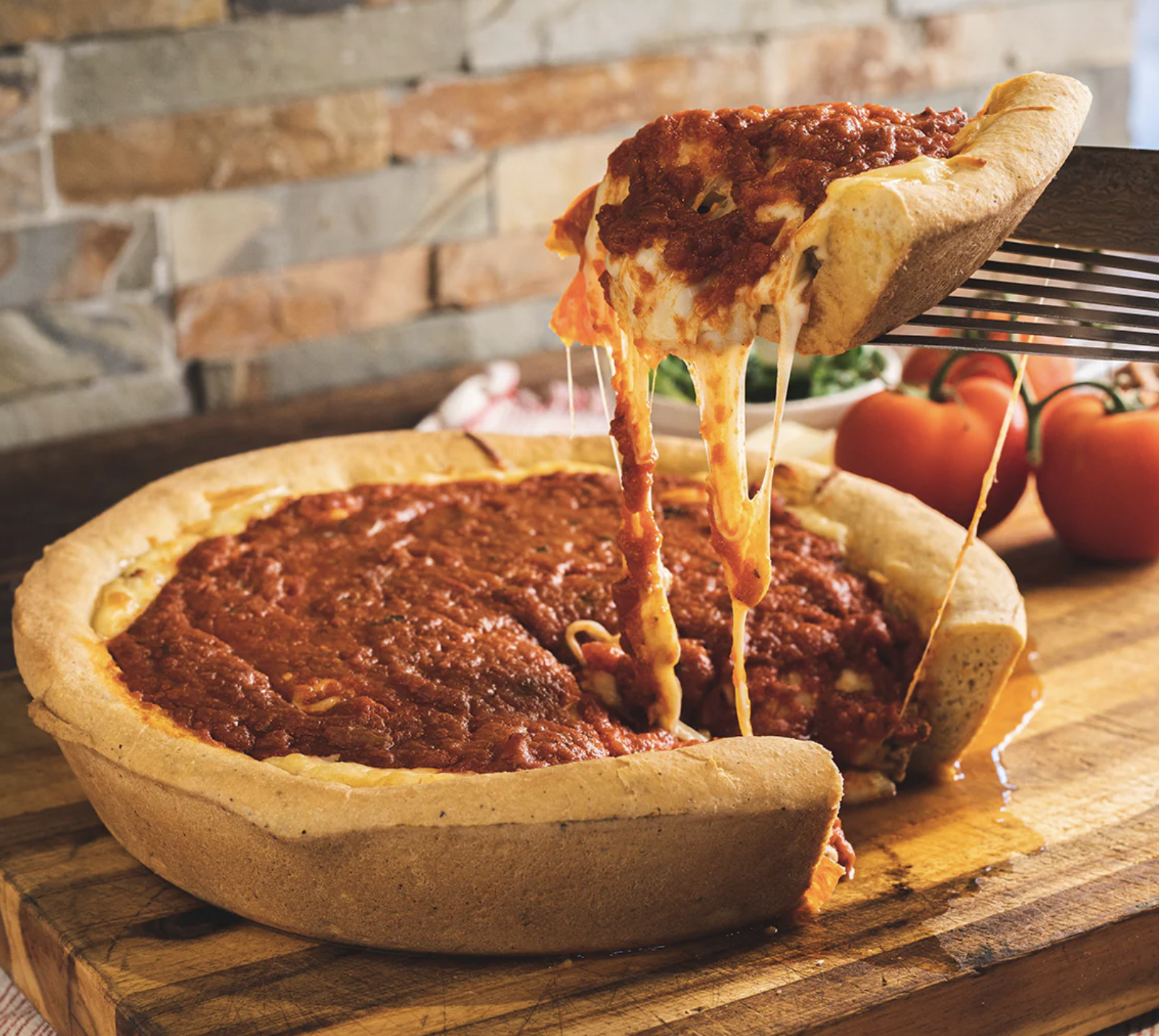 Deep Dish Pizza - Chicago Style