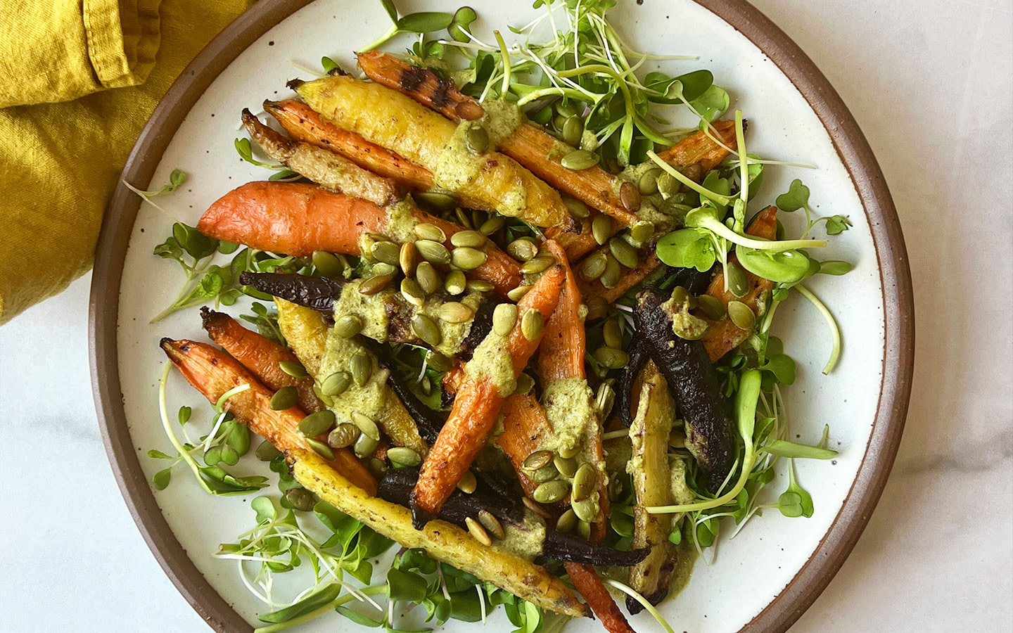 Green Goddess Roasted Carrot Salad Haven’s Kitchen