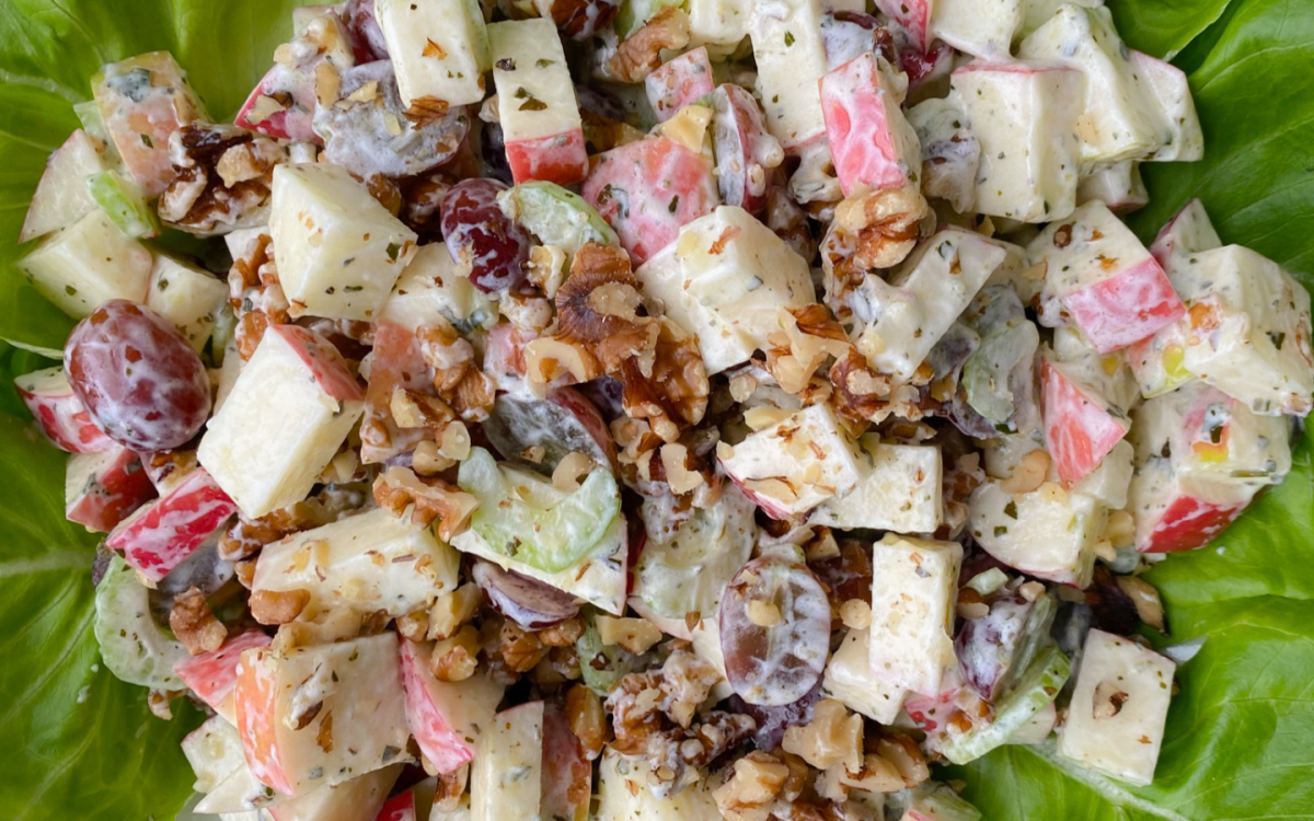 Herby Chimichurri Waldorf Salad | Haven’s Kitchen