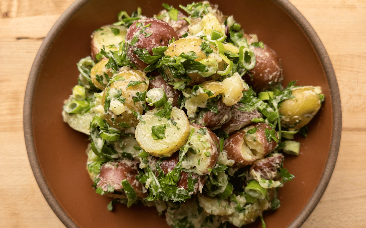 Herby Yuzu Potato Salad 