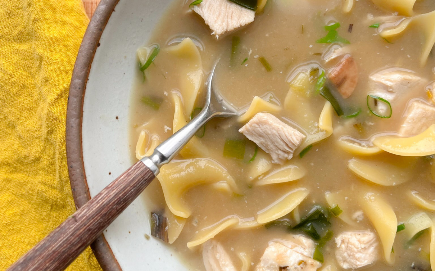 Gingery Chicken Noodle Soup Recipe