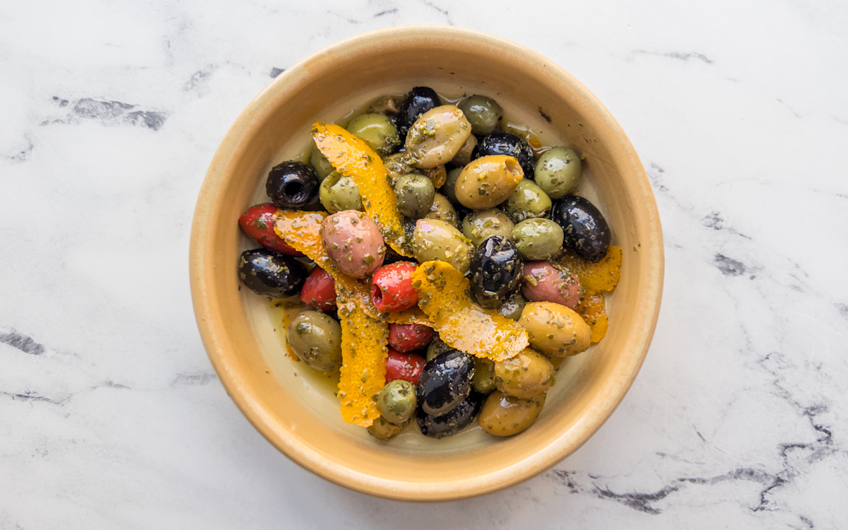 Herby Marinated Olives Haven’s Kitchen