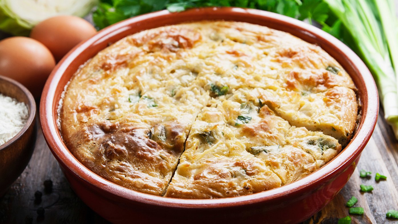 Leek and Mushroom Quiche