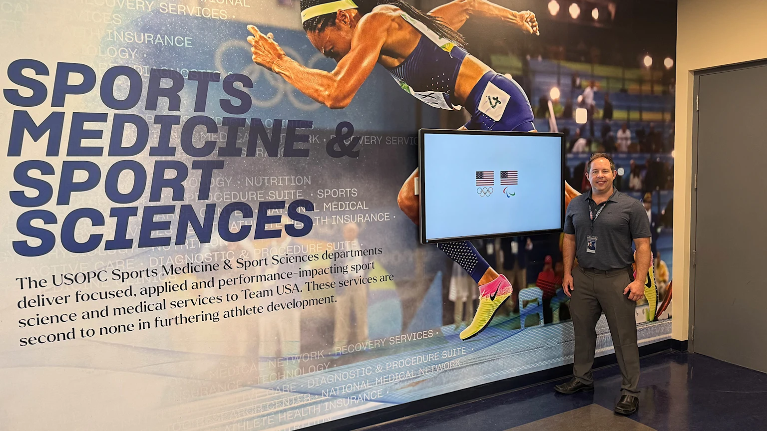 Dr Mark Schultzel at the US Olympic Training Center