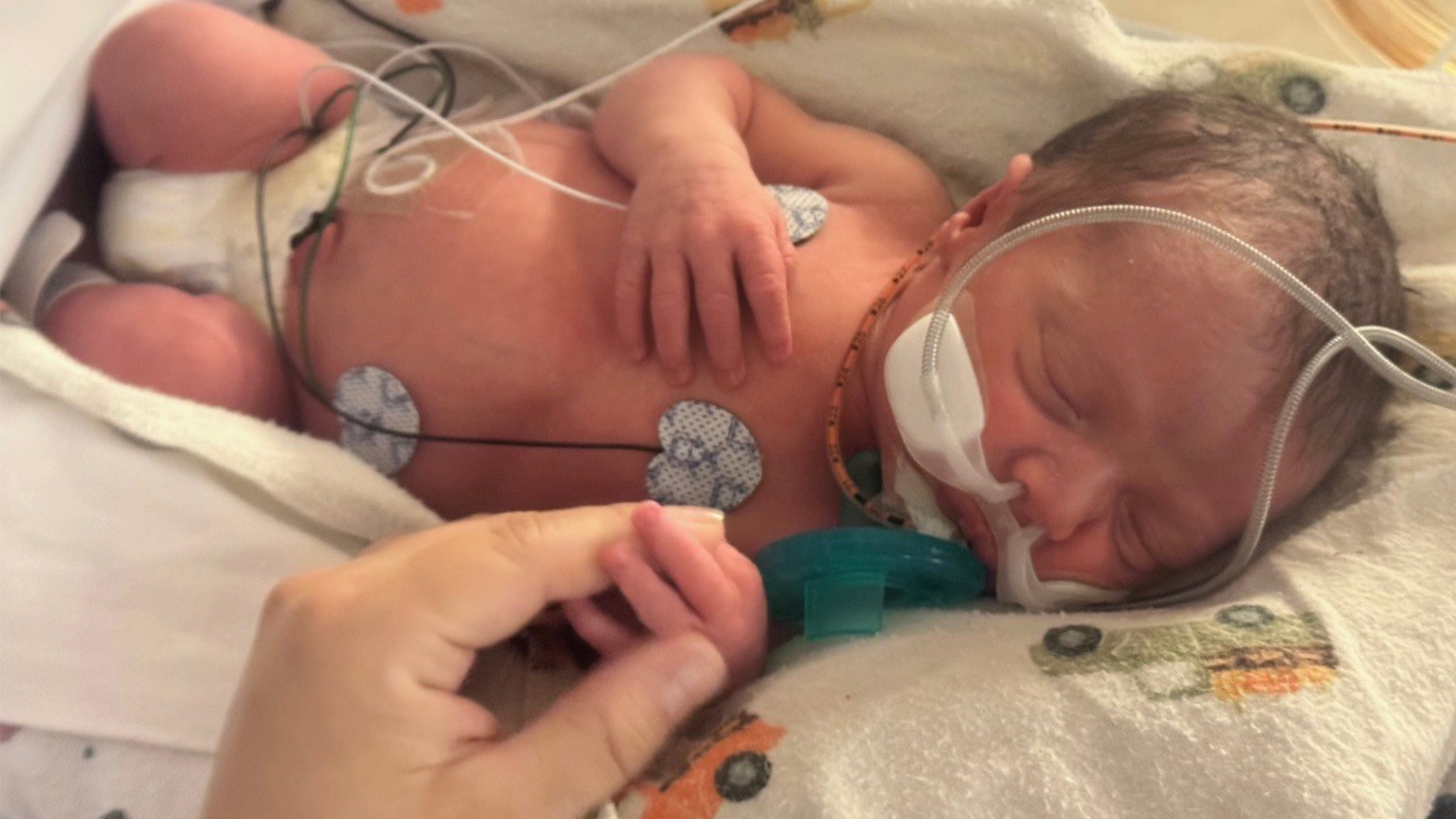 Baby Leo Saade of San Diego at Sharp Mary Birch Hospital for Women & Newborns