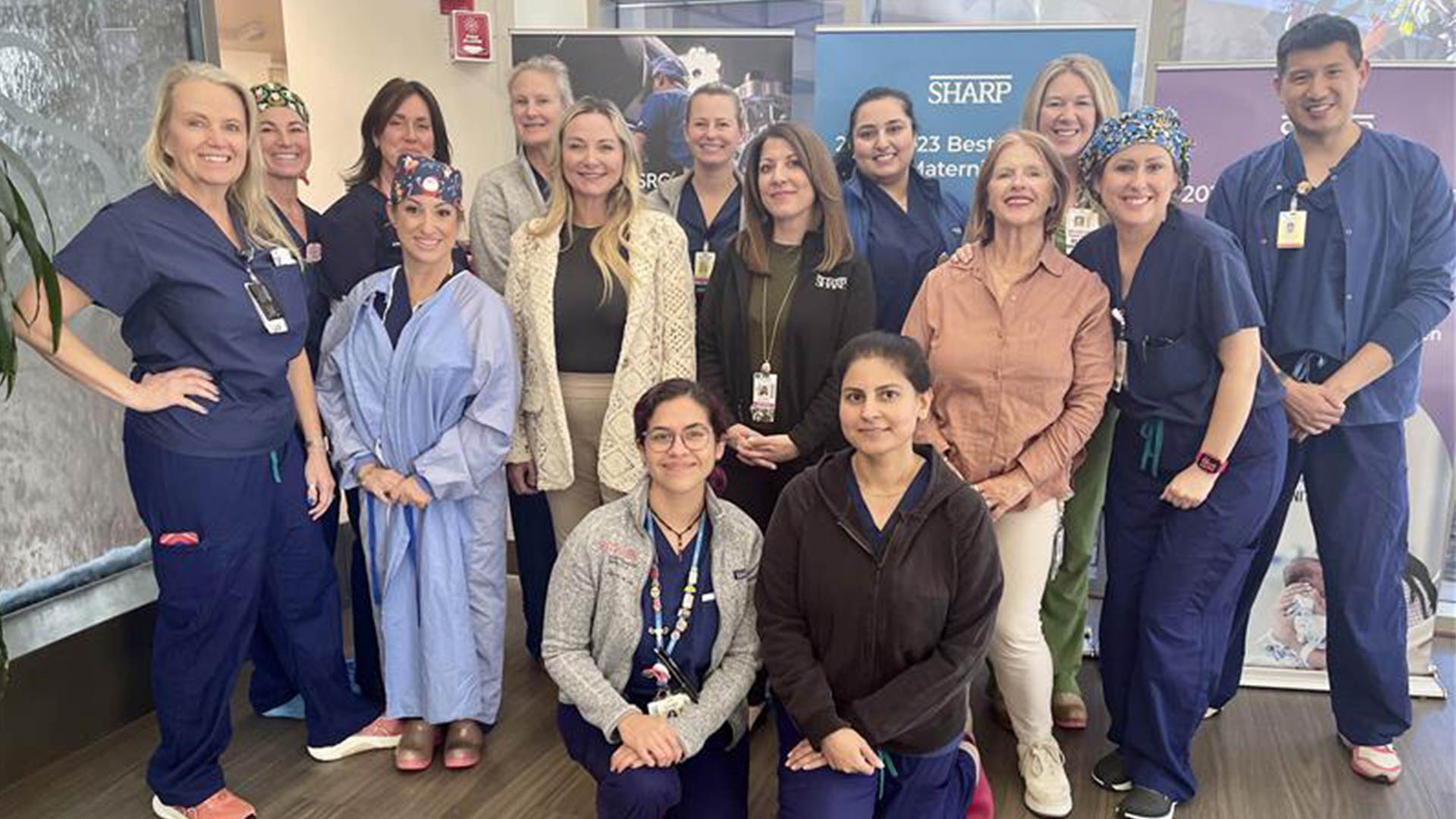 Women's health team at Sharp Grossmont Hospital 2