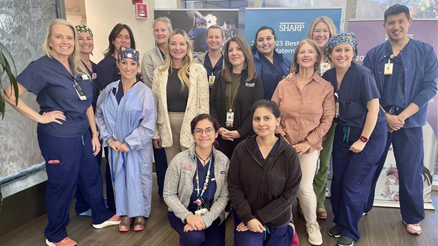 Women's health team at Sharp Grossmont Hospital 2