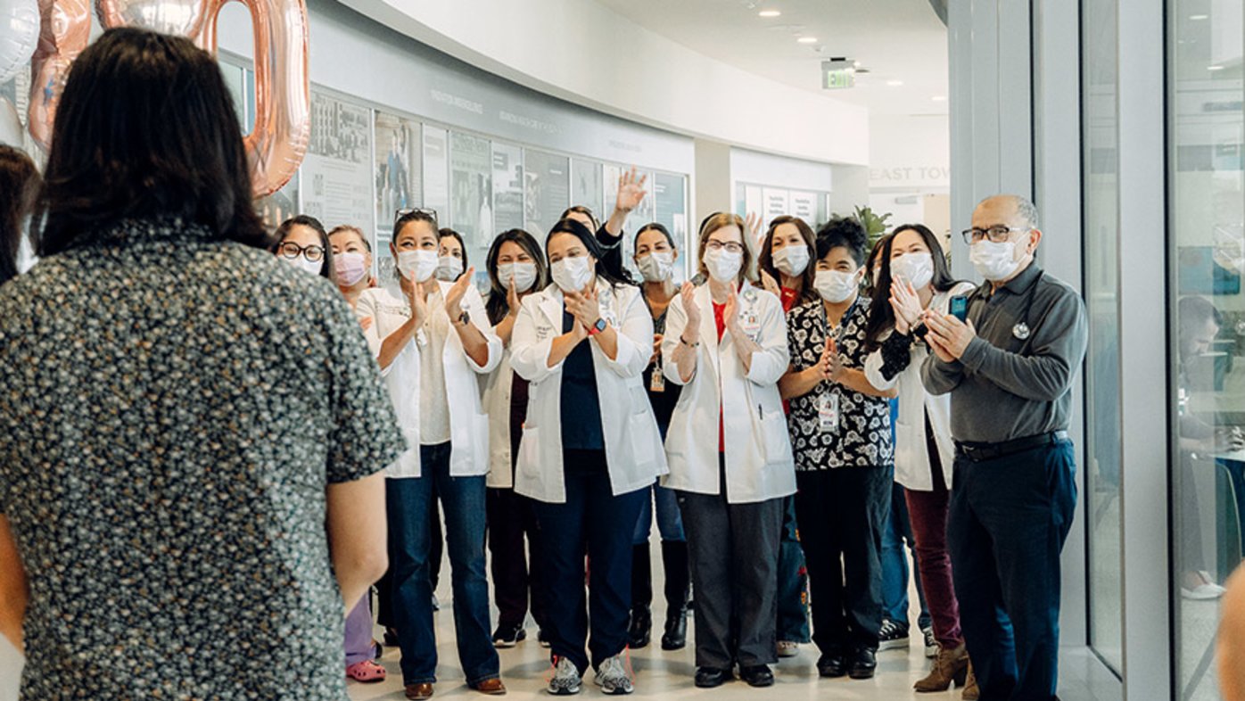 Donovan was welcomed to the halls of Sharp Chula Vista by dedicated caregivers and staff of the Women's and Infants' Services unit.