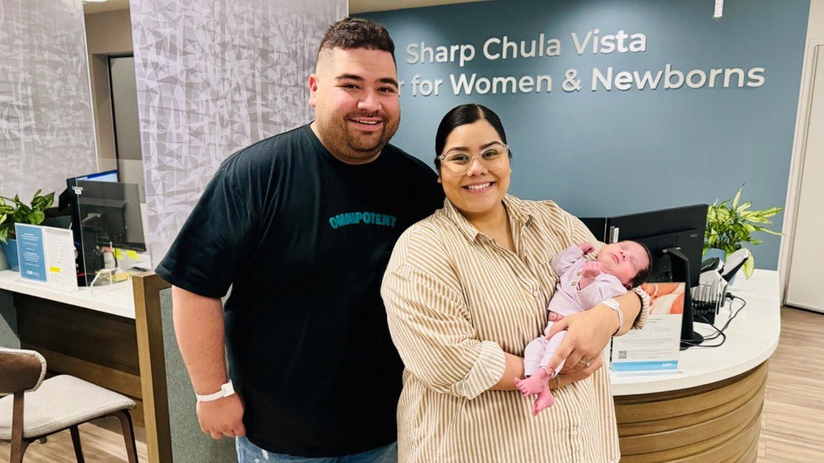 Edith Del Rio and Omar Valdez of San Diego at Sharp Chula Vista Center for Women & Newborns