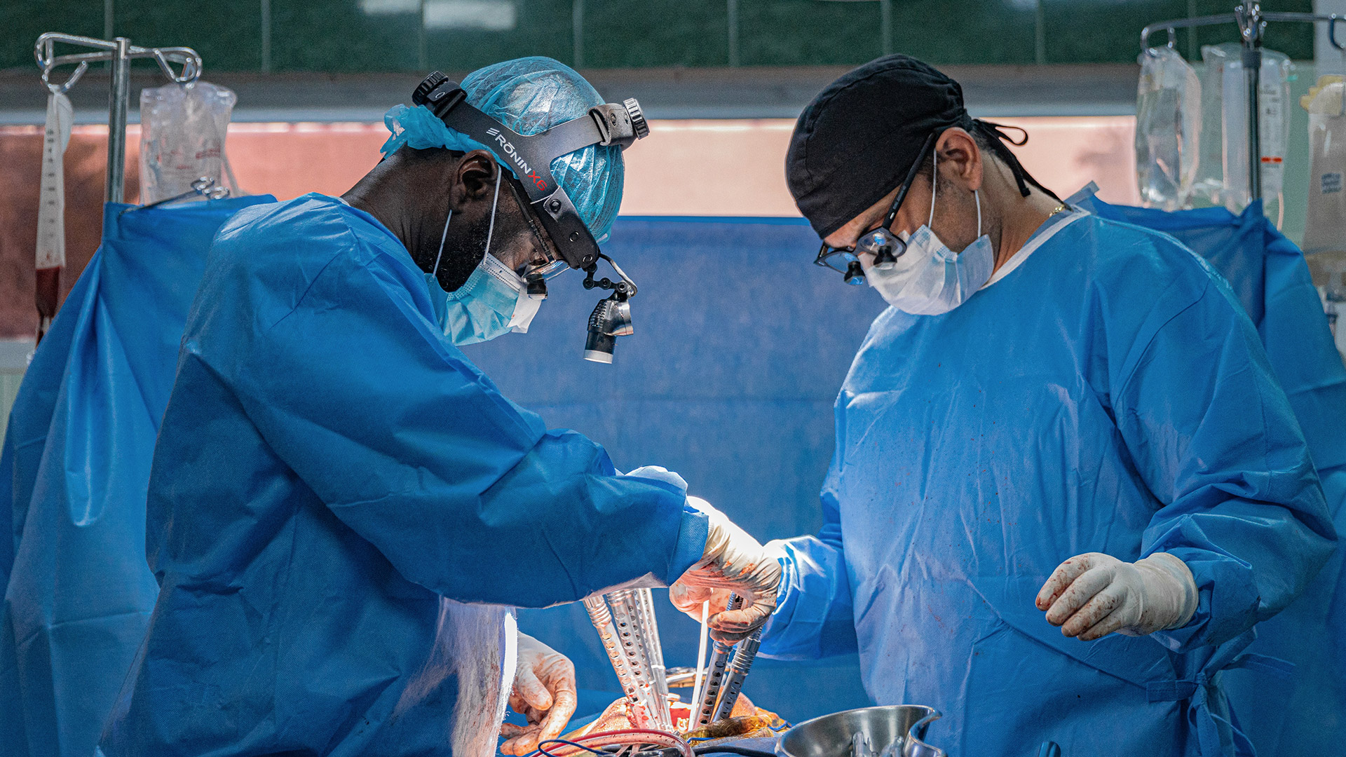 Dr Sunil Jeswani at FOCOS Hospital in Africa