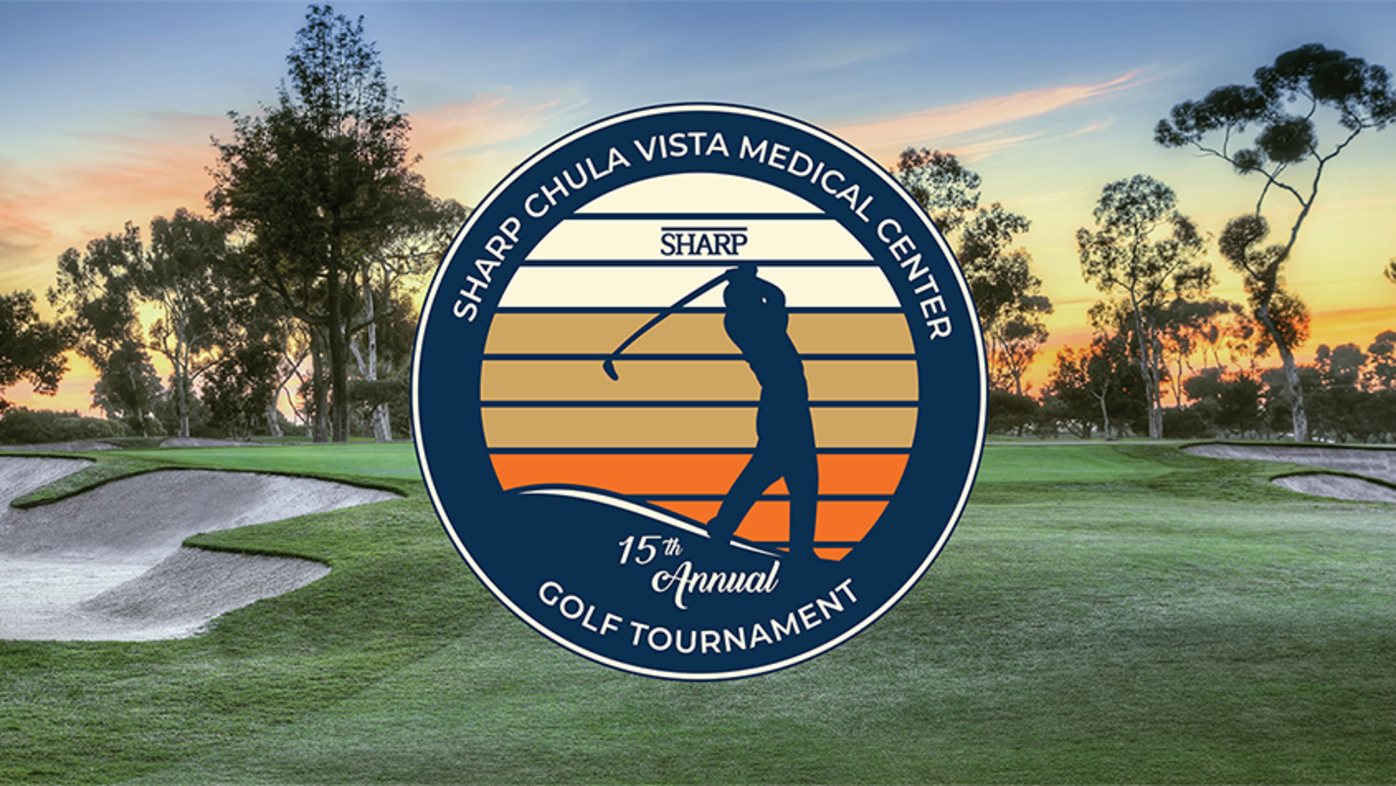 15th Annual Sharp Chula Vista Medical Center Golf Tournament Logo 2024