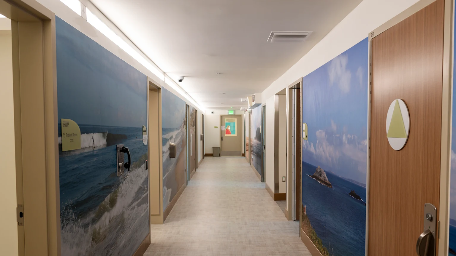 Shiley ICU Hallway