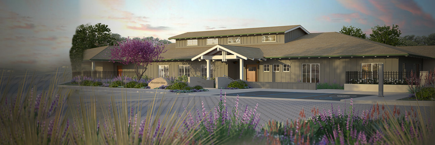 Artist rendering of Moore MountainView Hospice Home