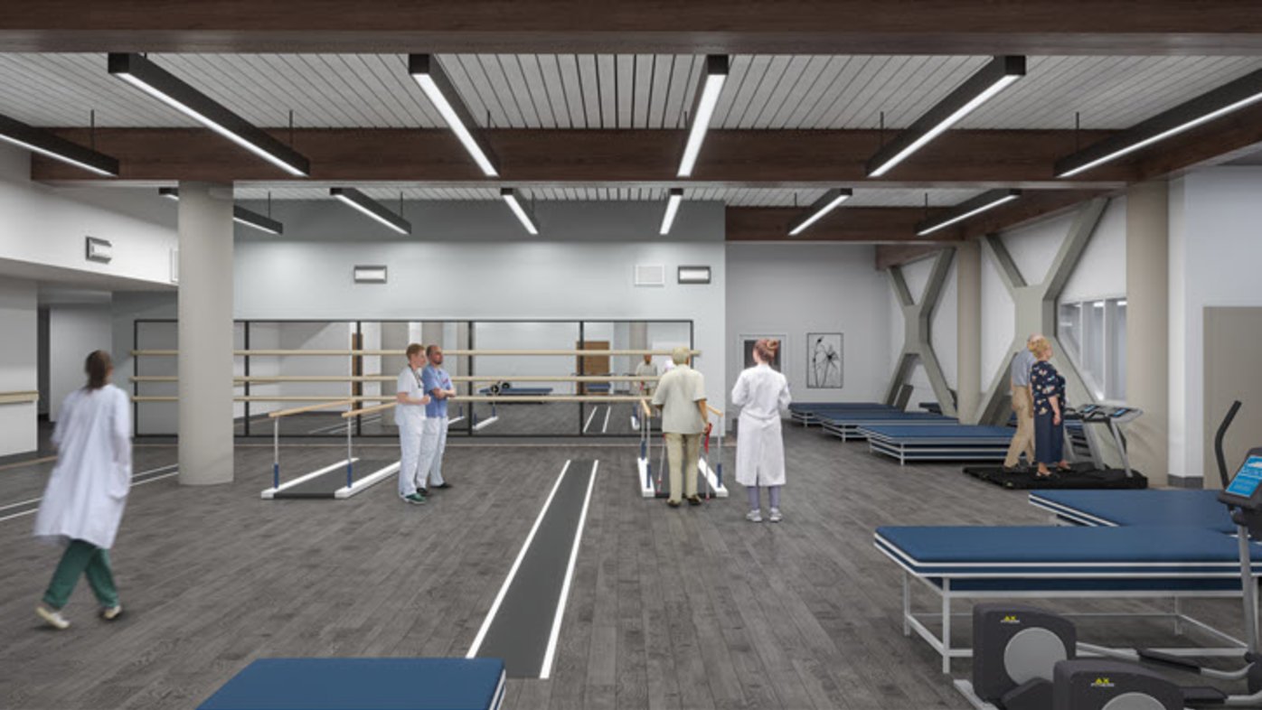 Sharp Grossmont Hospital for Neuroscience rehabilitation gym
