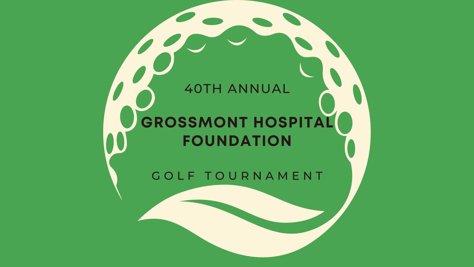 40th Annual Grossmont Hospital Foundation Golf Tournament logo