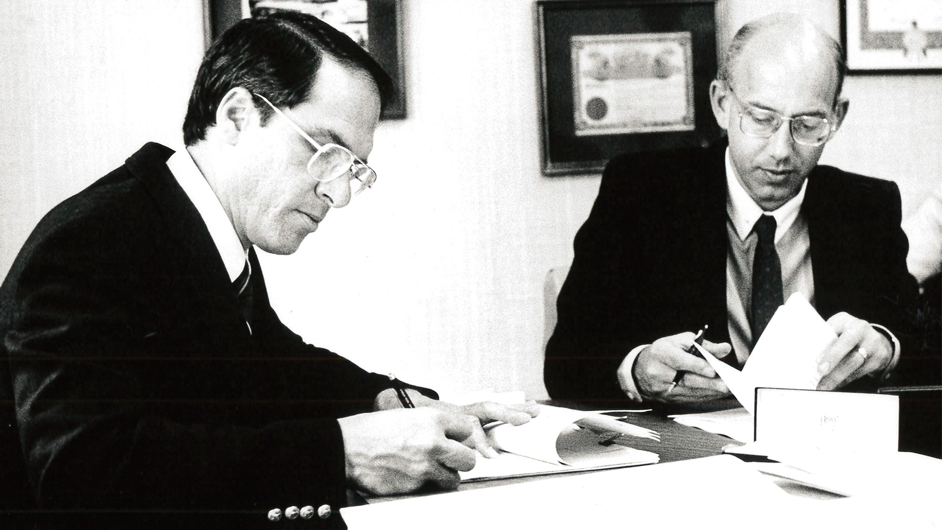 Dr. Donald C. Balfour and Dr. Henry Golembesky of Sharp Rees-Rees Stealy Medical Group