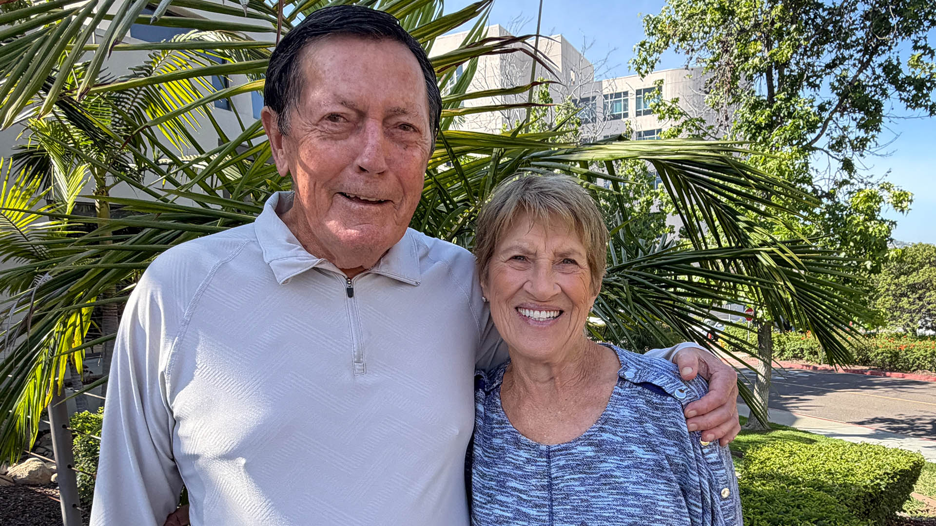 Jan McNamara of San Diego with her husband, Patrick