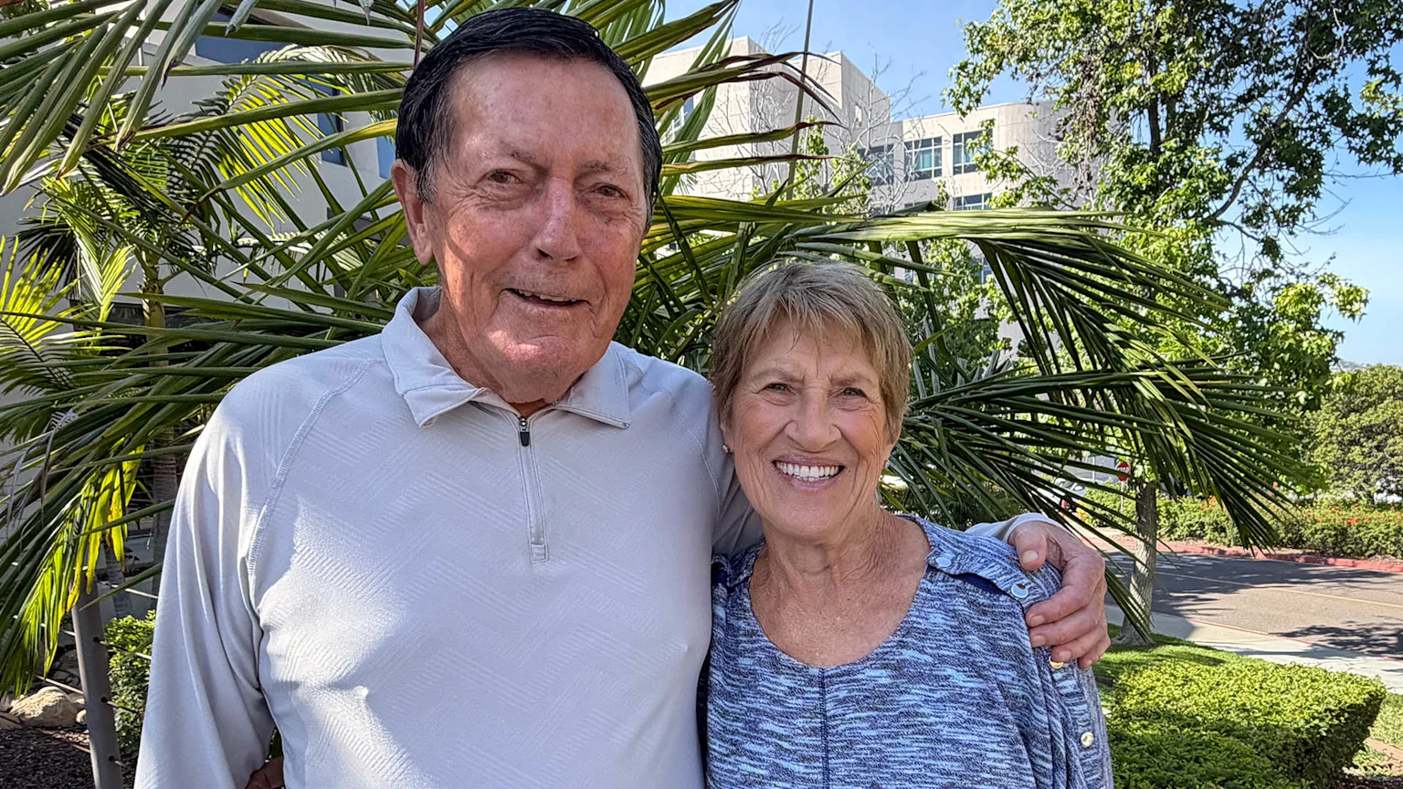 Jan McNamara of San Diego with her husband, Patrick