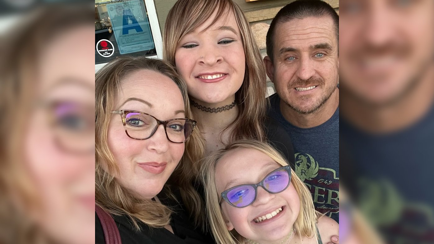 David Worsham of San Diego with his family