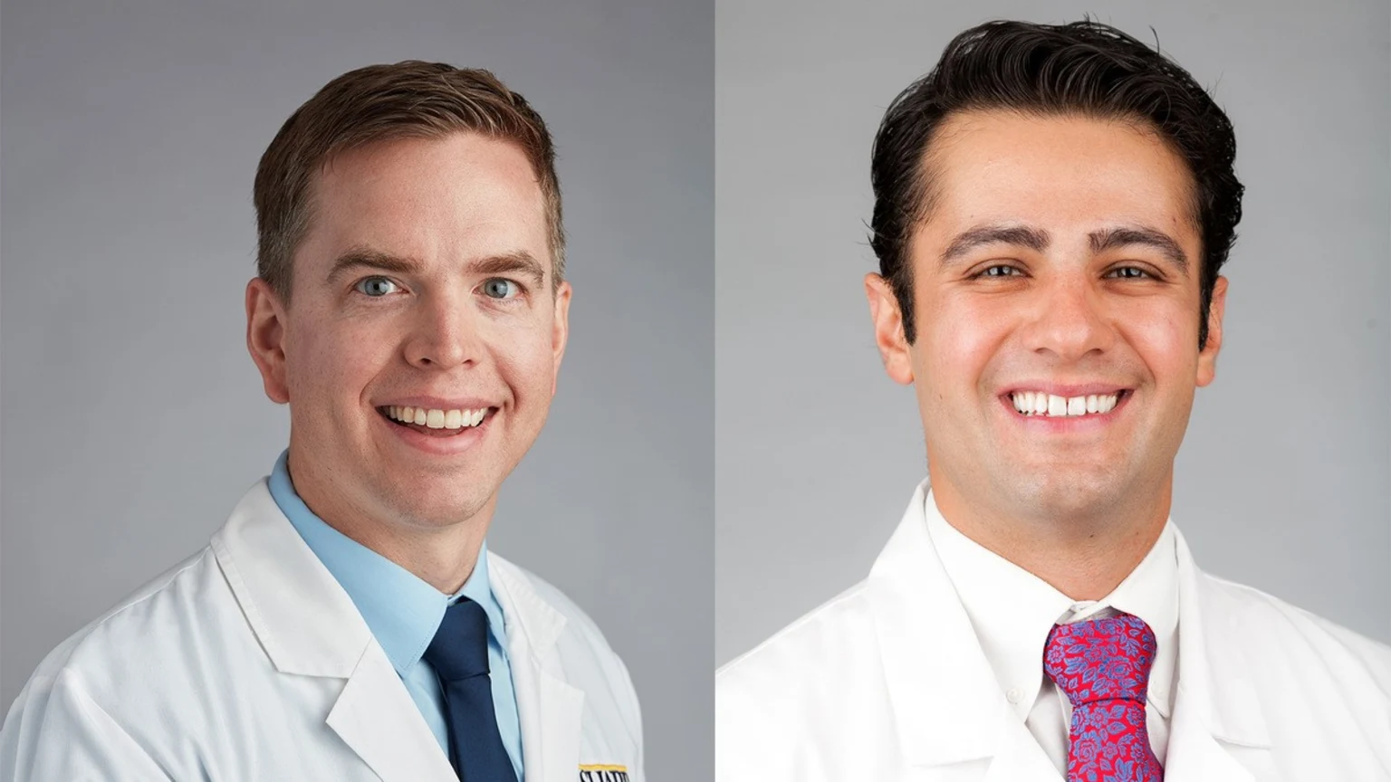 Dr. Jabbari and Dr. Hatcher of Sharp Memorial Hospital