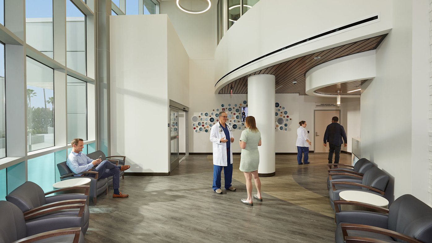 Sharp Grossmont Hospital for Neuroscience main lobby