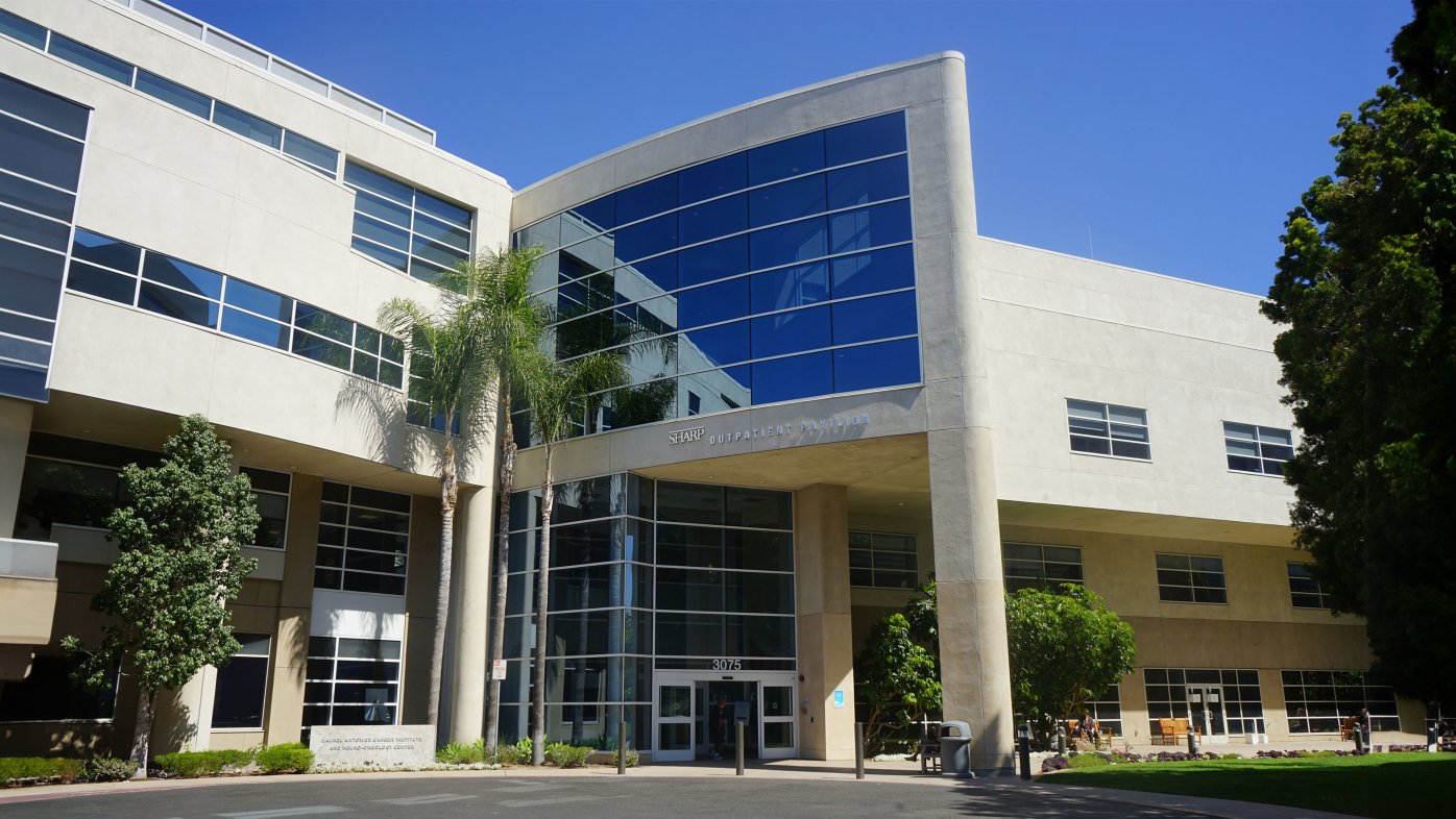 Sharp Memorial Hospital Outpatient Pavilion exterior building.