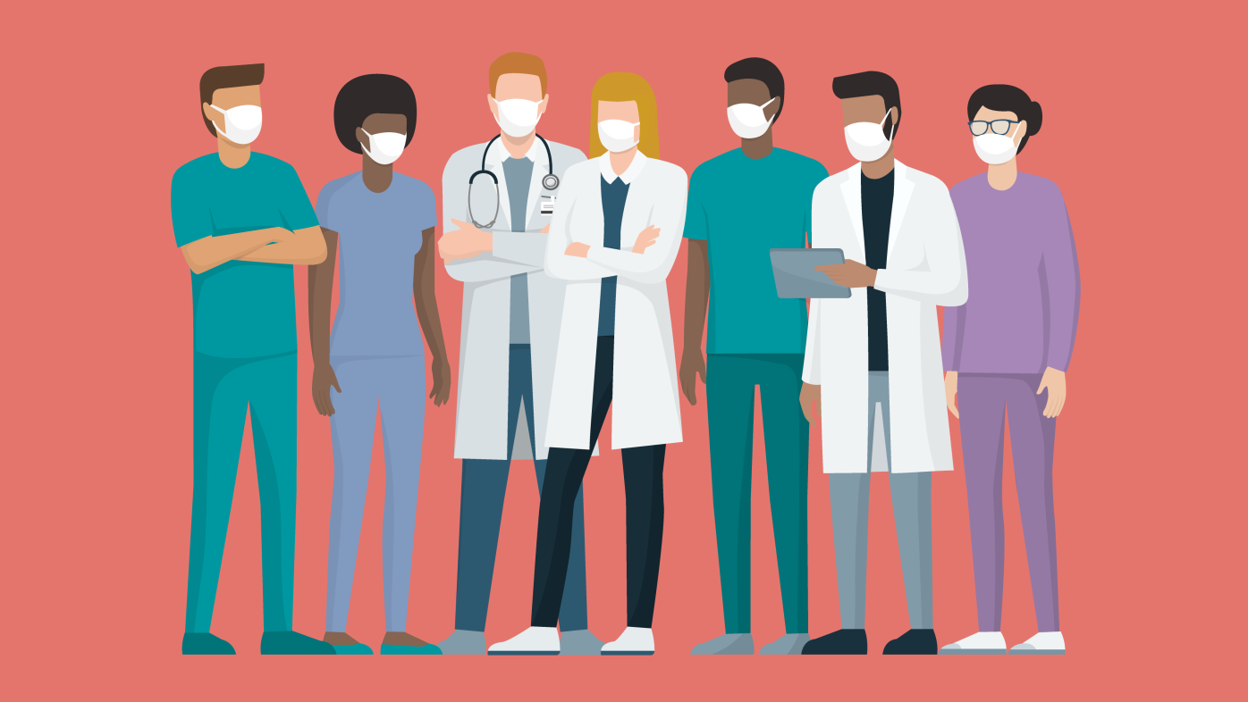 Illustration of medical professionals