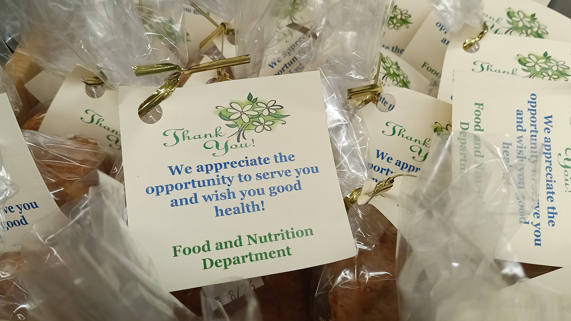 Wrapped Banana Bread at Sharp Coronado Hospital