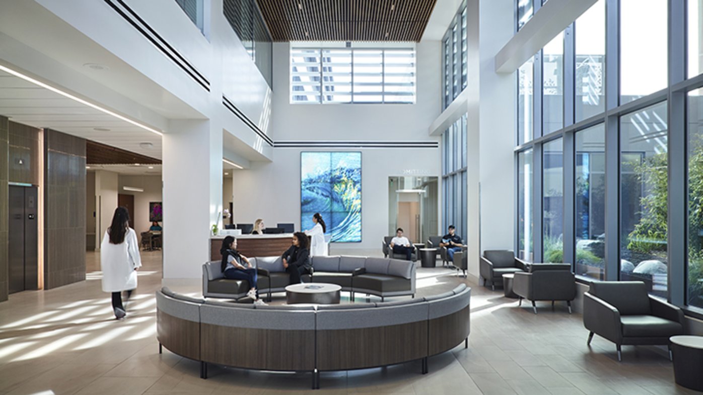 Artist rendering of Sharp Chula Vista Medical Center main lobby