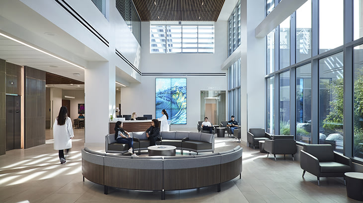 Artist rendering of Sharp Chula Vista Medical Center main lobby