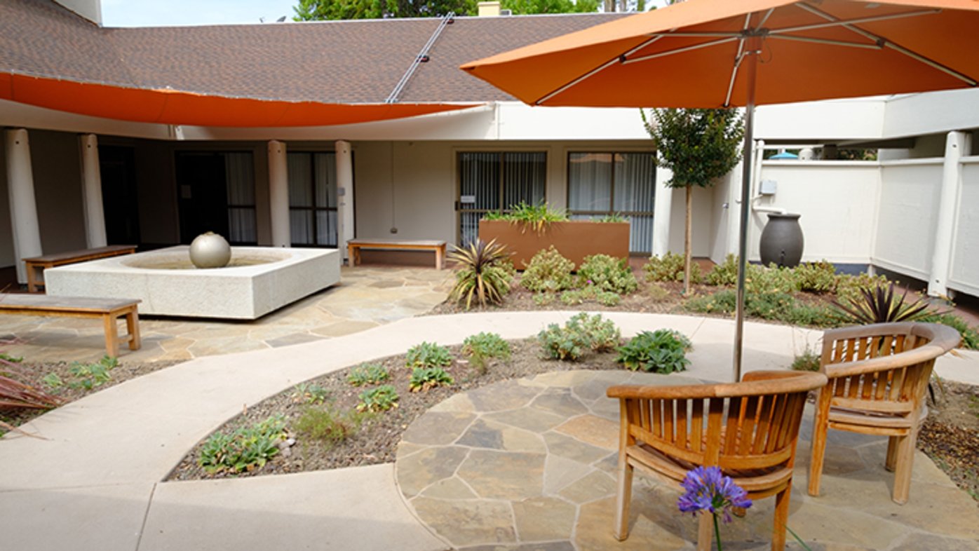 Sharp Grossmont Hospital Behavioral Health Center patio