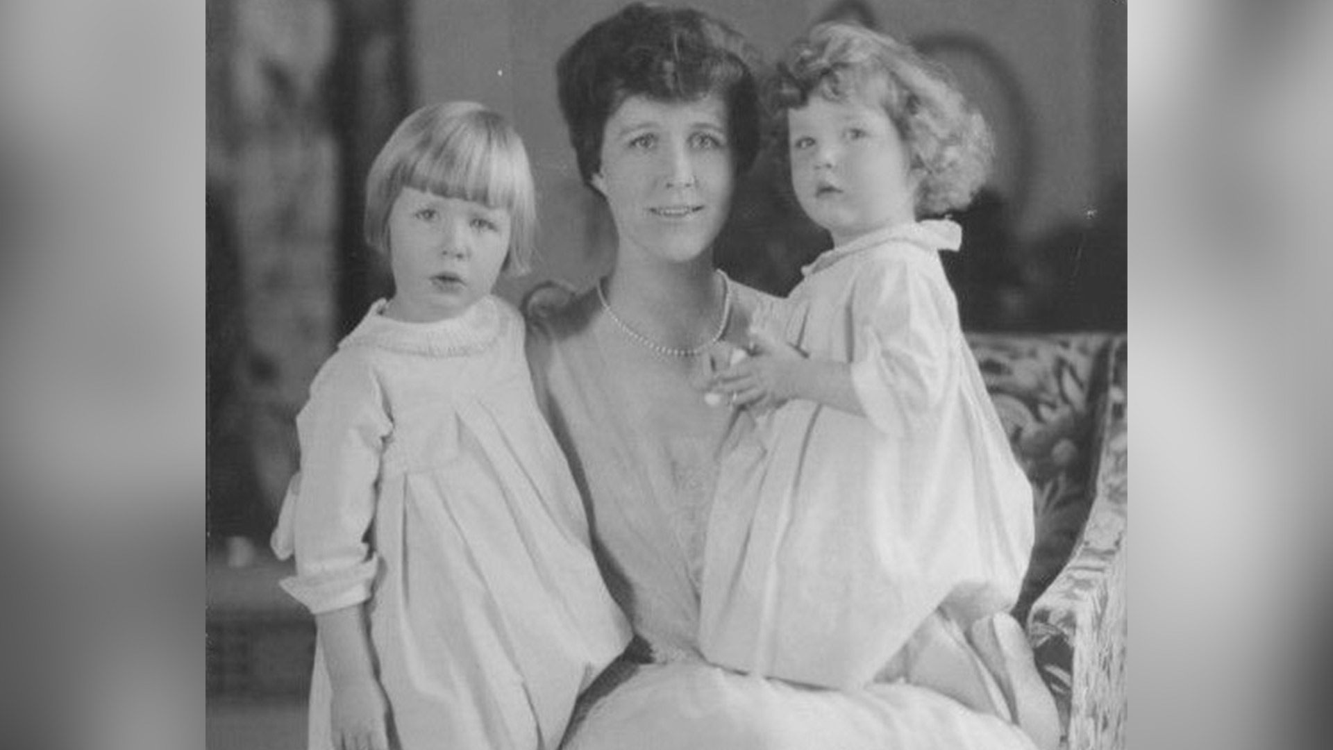 Mary Birch with her two children