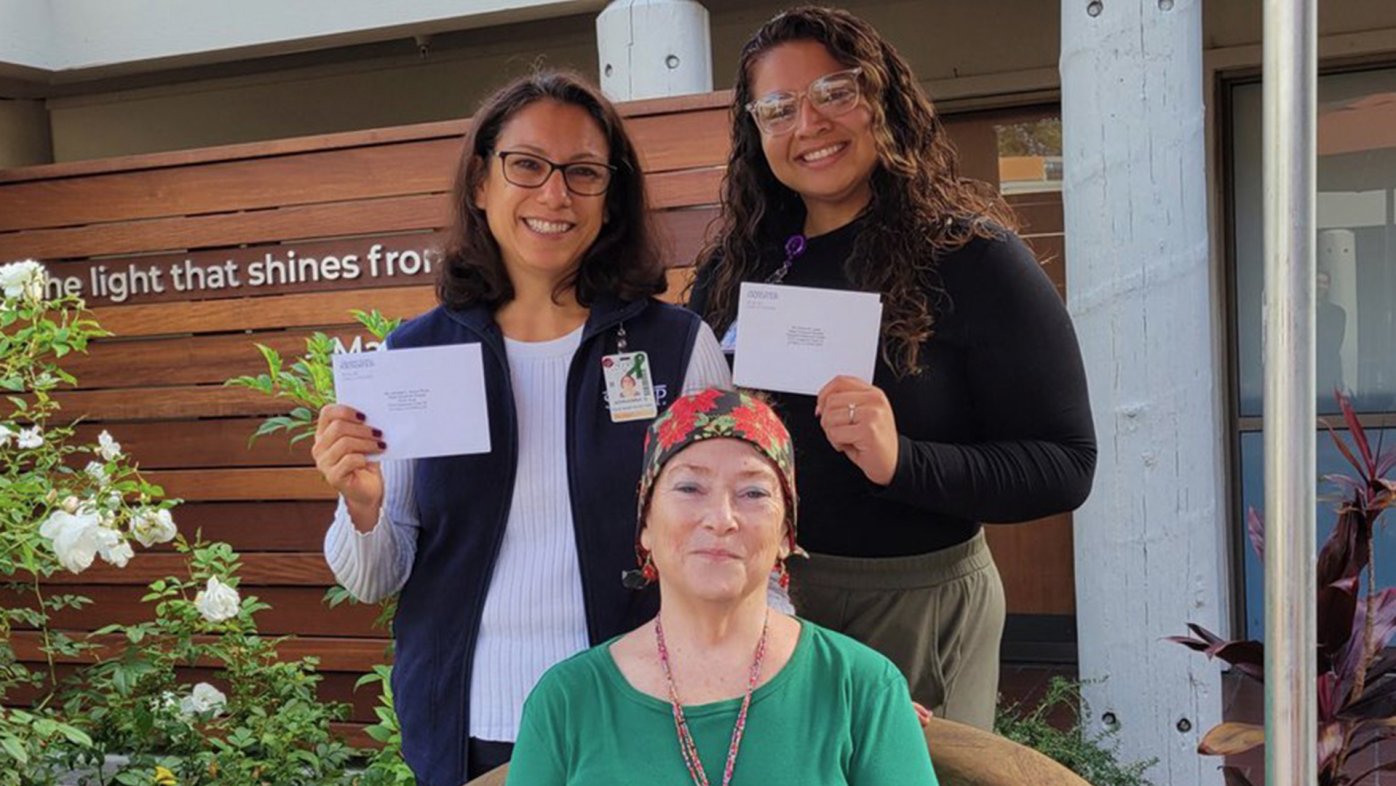 Adrianna Genera-Wurst, Desiree Lopez and Rebecca Adams at Sharp Grossmont Hospital