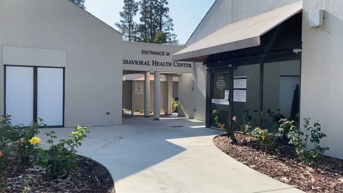 Entrance to the Behavioral Health Center