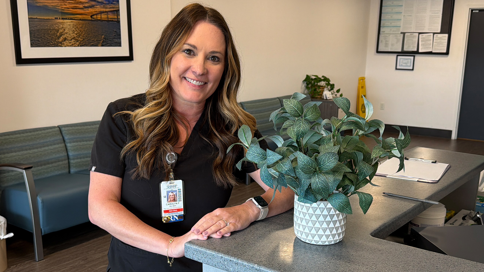 Carolyn Fransway at Sharp Grossmont Hospital
