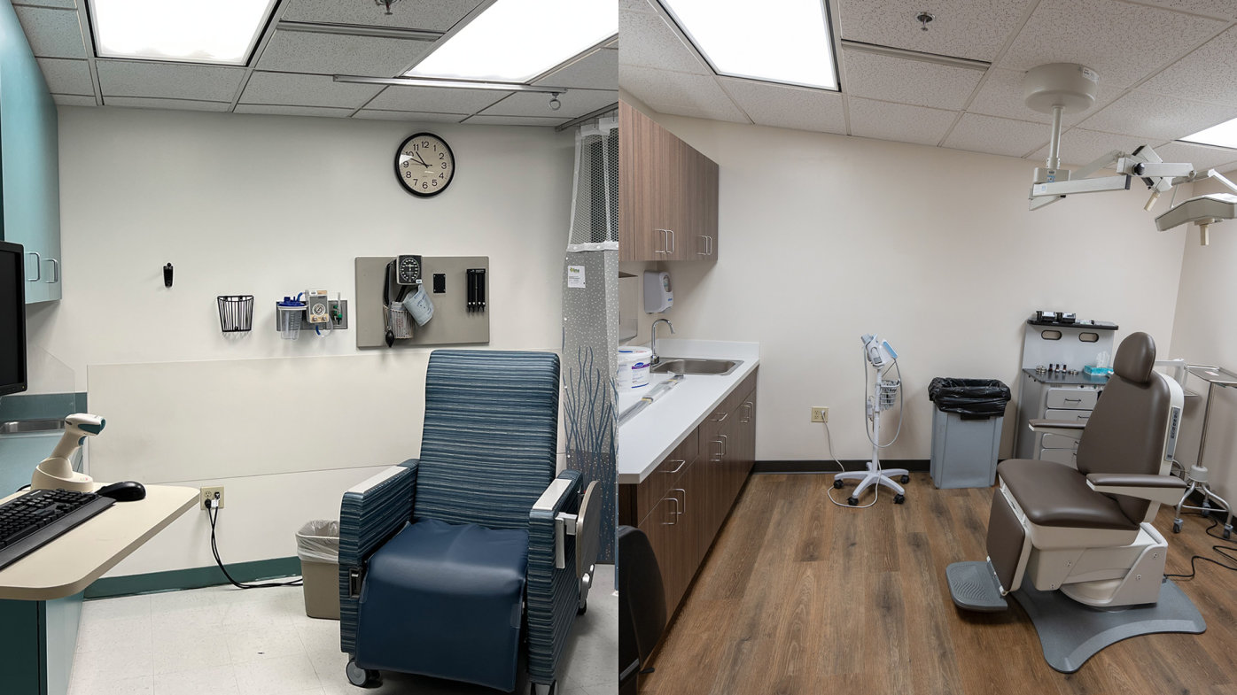 Sharp Grossmont Medical Plaza room 1 ENT procedure