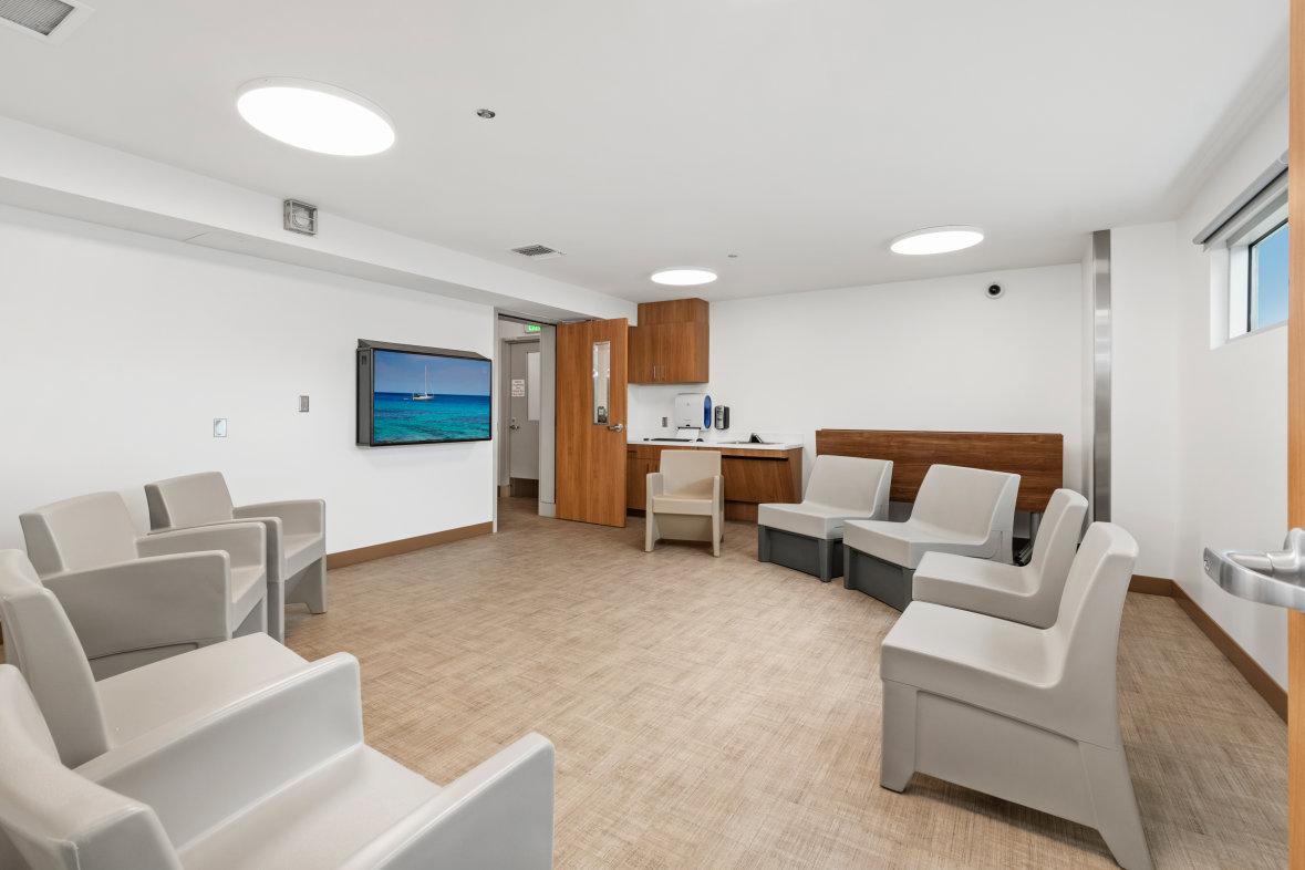 Shiley ICU Group Therapy Room at Sharp Mesa Vista Hospital