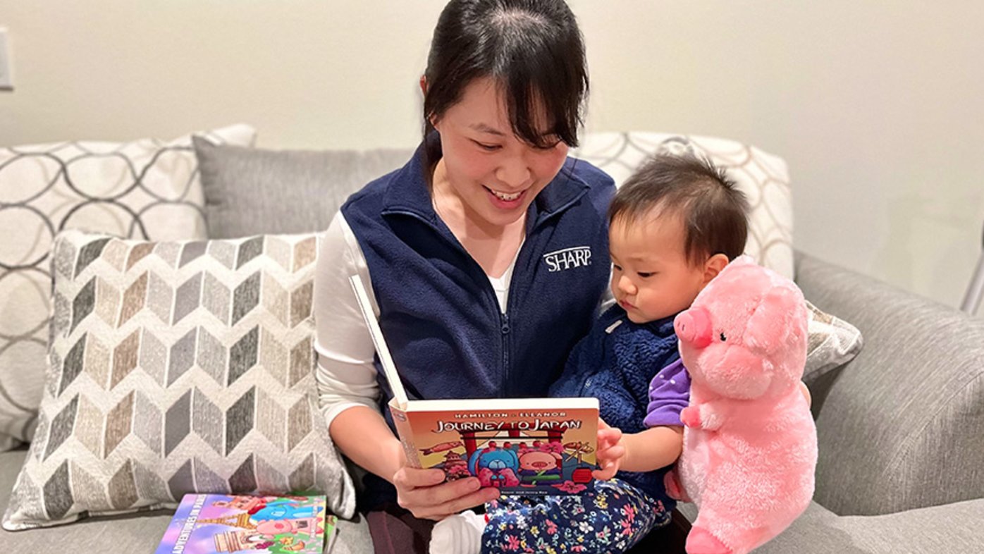 Dr. Jenny Koo of Sharp HealthCare with her daughter, Charlotte